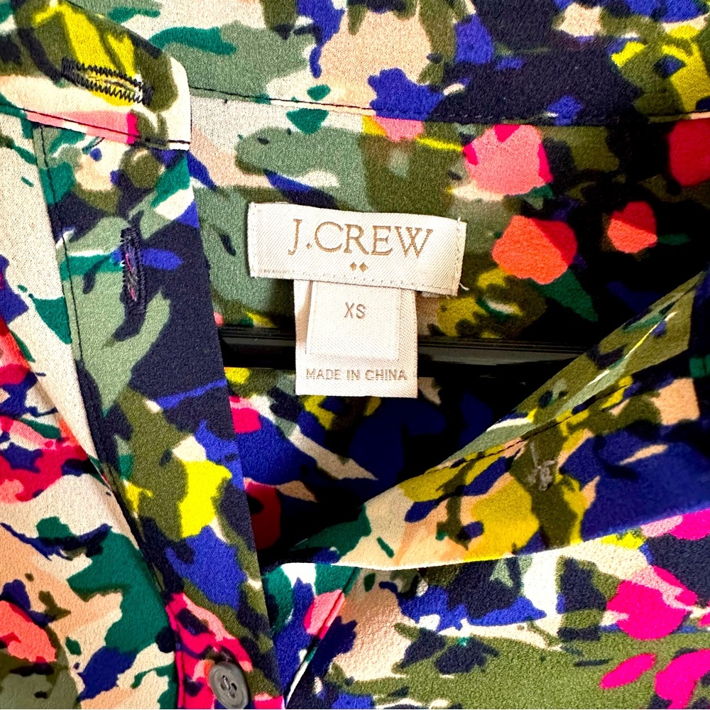 JCrew Multicolor Top - Picture 2 of 3